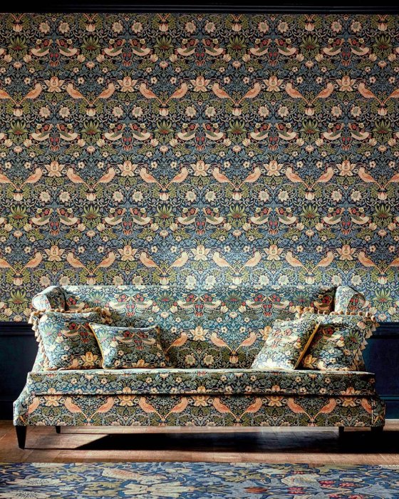Strawberry Thief Velvet von Morris & Co. – Ambiente