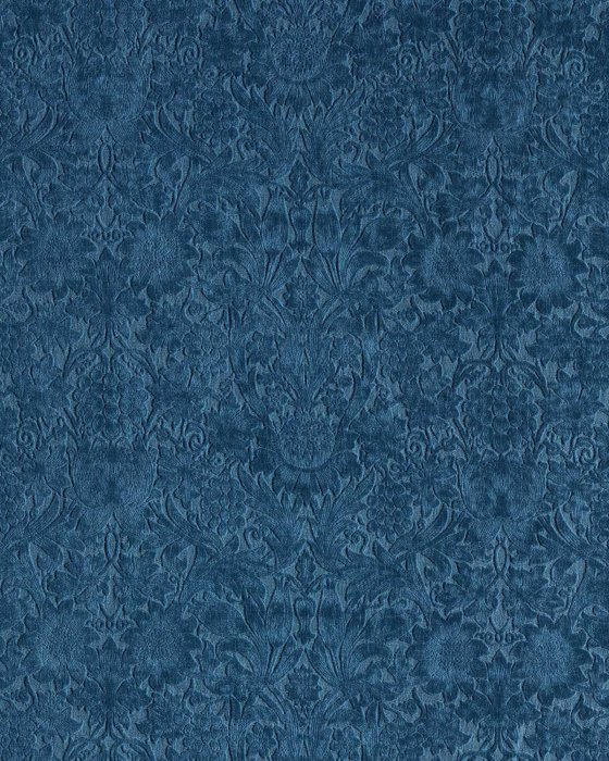 Sunflower Caffoy Velvet Inky Fingers – Stoff von Morris & Co.