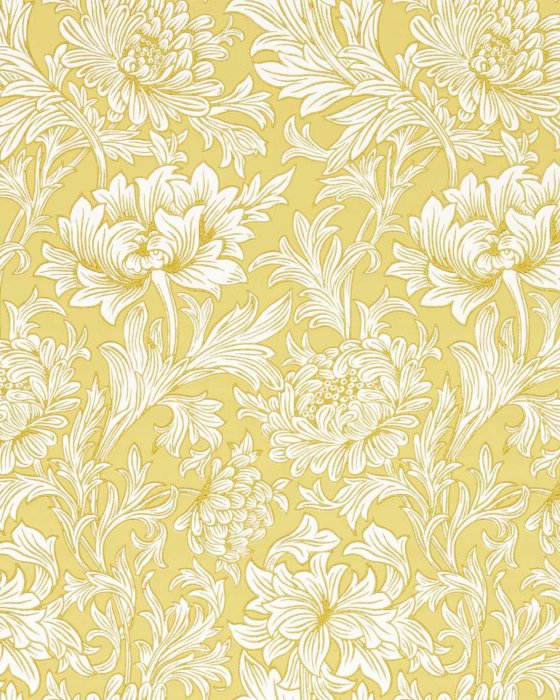 Chrysanthemum Toile Weld – Tapete von Morris & Co.