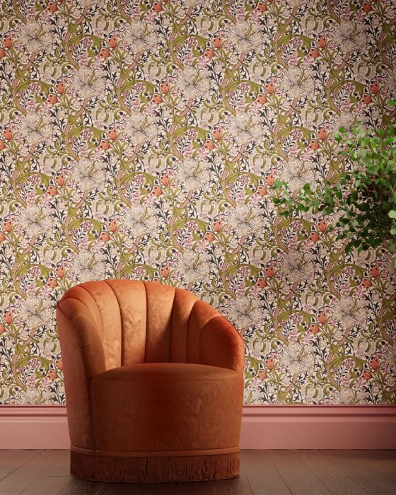 Golden Lily Tapete von Morris & Co. – Ambiente