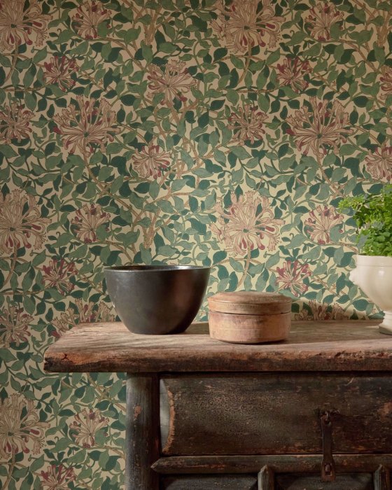 Honeysuckle Tapete von Morris & Co. – Ambiente