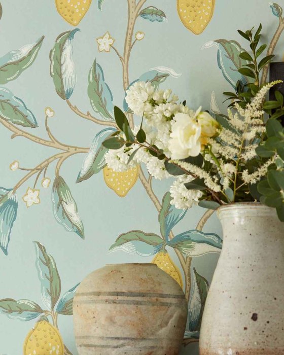 Lemon Tree Tapete von Morris & Co. – Ambiente
