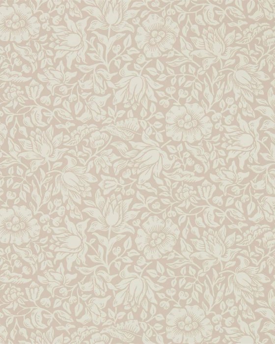 Mallow Dusky Rose – Tapete von Morris & Co.