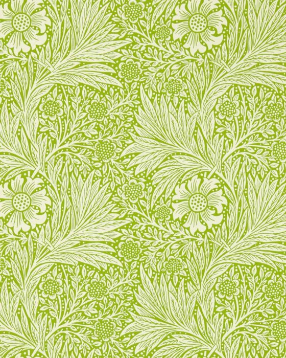 Marigold Sap Green – Tapete von Morris & Co.