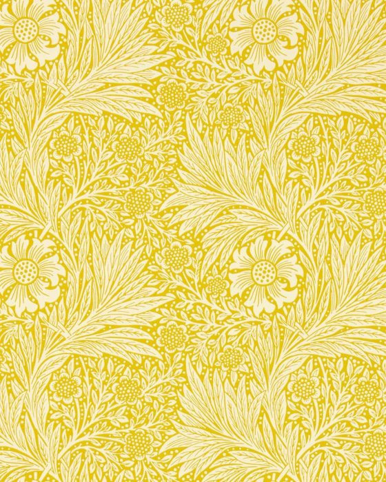 Marigold Yellow – Tapete von Morris & Co.