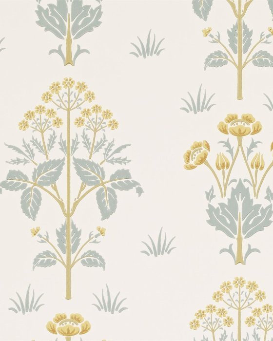 Meadow Sweet Gold/Slate – Tapete von Morris & Co.