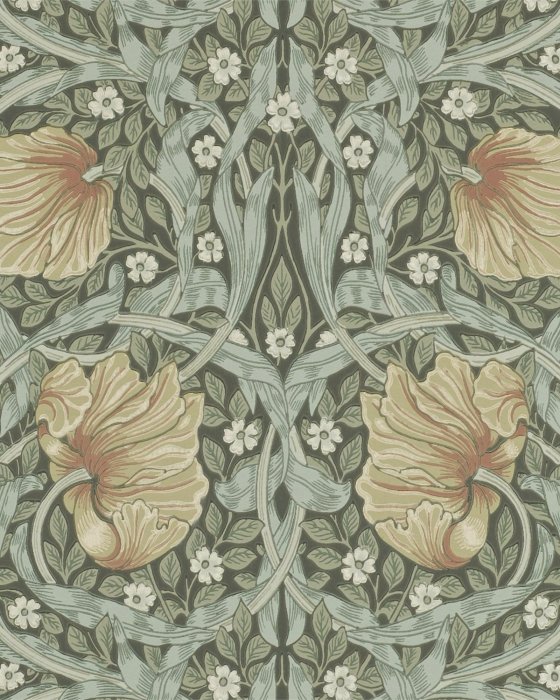 Pimpernel Bayleaf/Manilla – Tapete von Morris & Co.