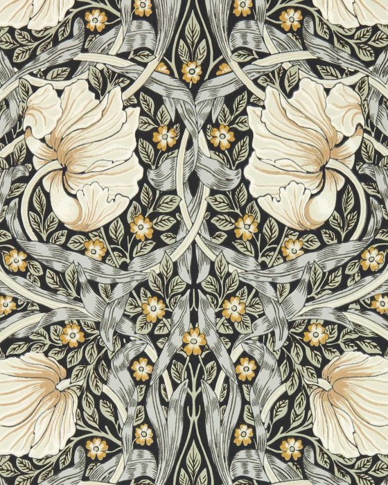 Pimpernel Ink/Sage – Tapete von Morris & Co.