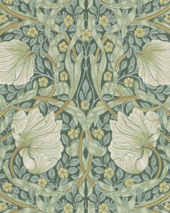 Pimpernel Privet/Slate – Tapete von Morris & Co.