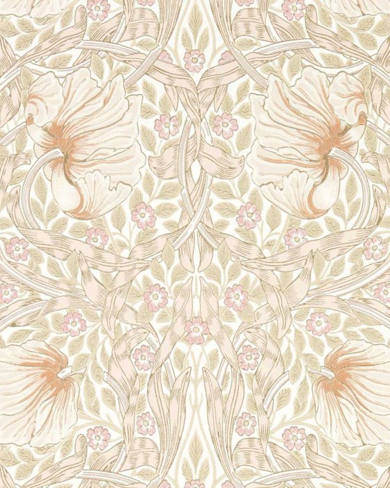 Pimpernel Simply Morris Cochineal Pink – Tapete von Morris & Co.