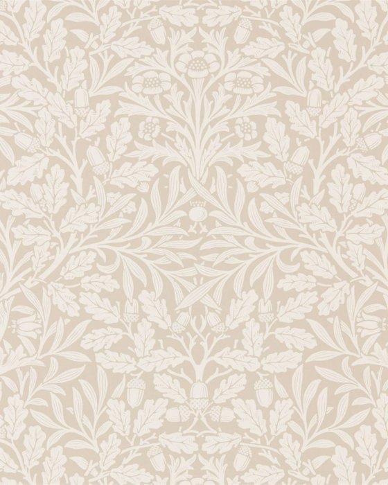 Pure Acorn Linen/Ecru – Tapete von Morris & Co.