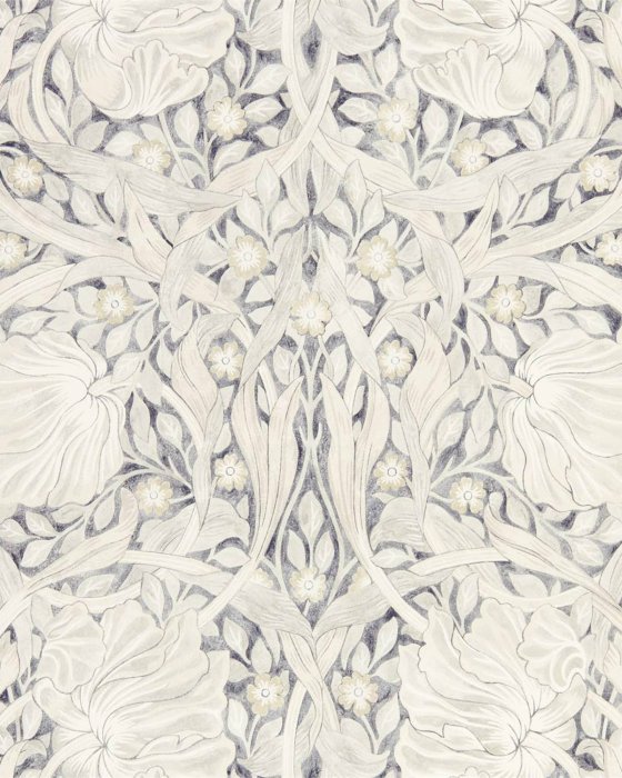 Pure Pimpernel Black Ink – Tapete von Morris & Co.