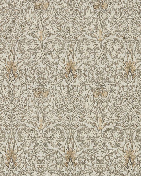 Snakeshead Stone/Cream – Tapete von Morris & Co.