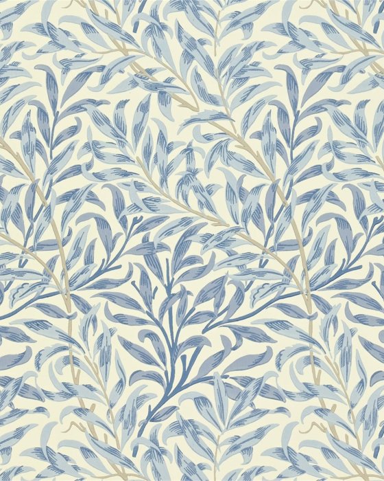 Willow Boughs Blue – Tapete von Morris & Co.