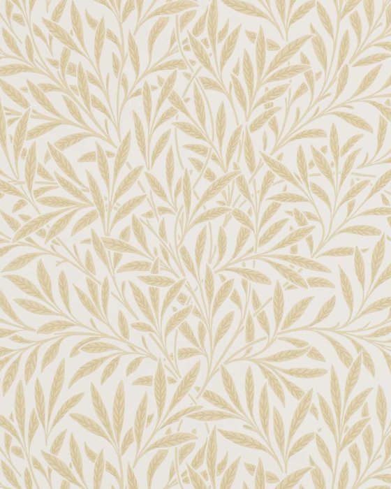 Willow Buff – Tapete von Morris & Co.