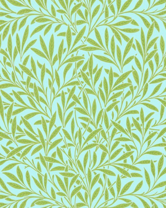 Willow Sky/Leaf – Tapete von Morris & Co.