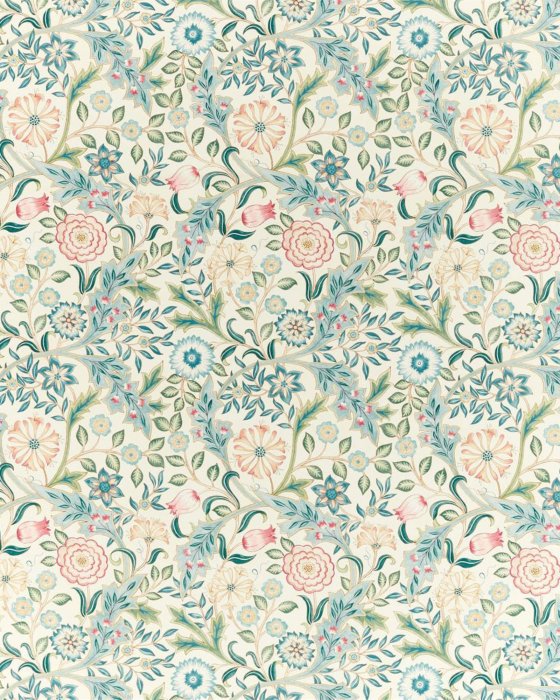 Wilhelmina Ivory – Stoff von Morris & Co.