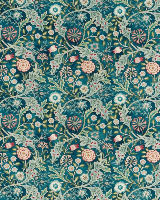 Wilhelmina Teal – Stoff von Morris & Co.