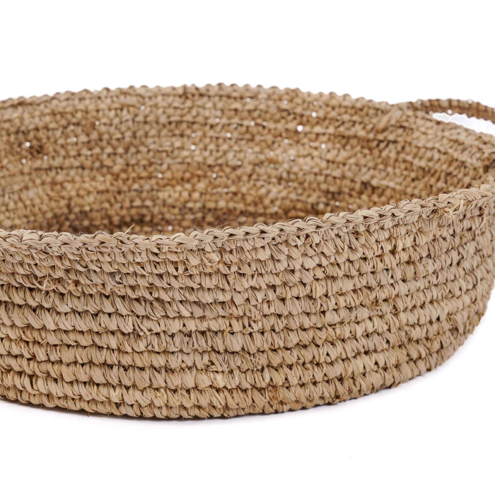 Raffia Basket — flache Körbe