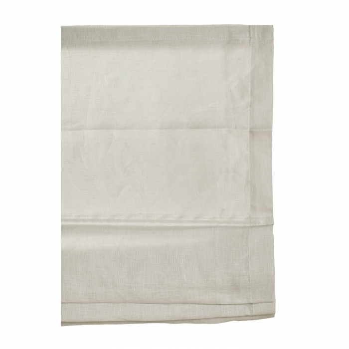 Sunday Raffrollo aus Leinen in ash - diverse Breiten zur Auswahl