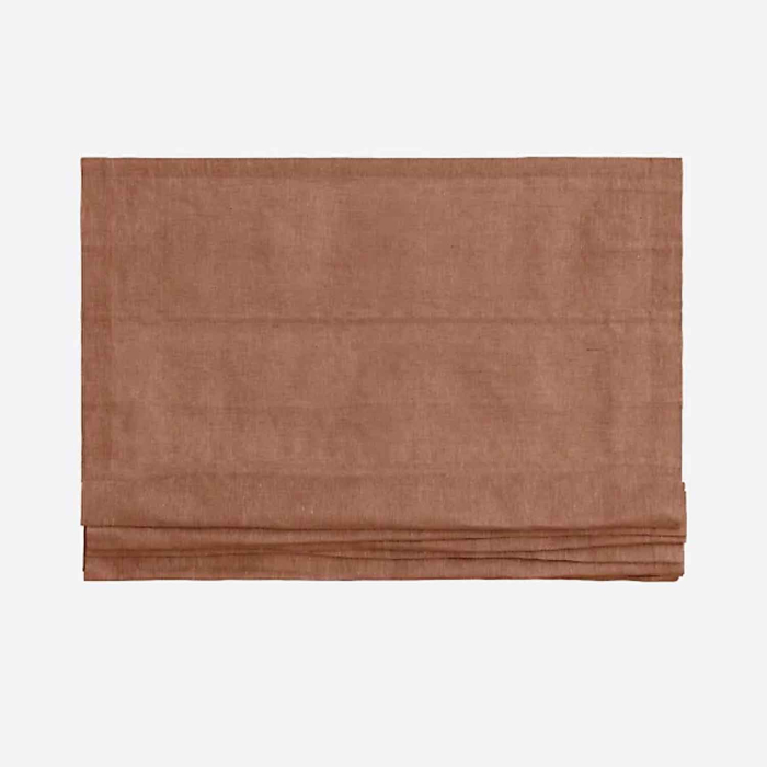 Leinenrollo Sunday in Terracotta