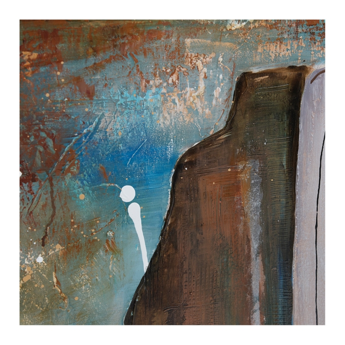 Handgemaltes Bild Abstract 2 auf Leinwand