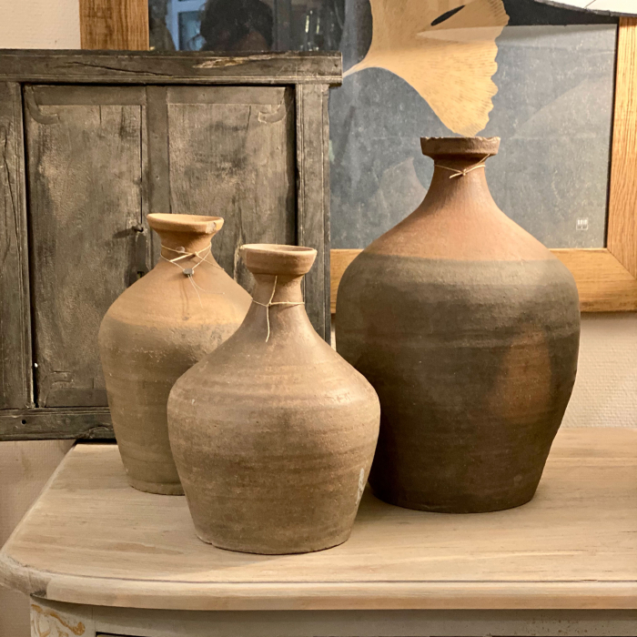 Trio aus 3 alten Waterpots